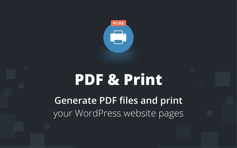 WordPress PDF插件 & Print Plus