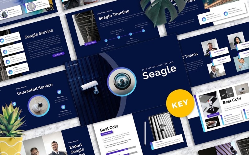 Seagle - CCTV Keynote Şablonları