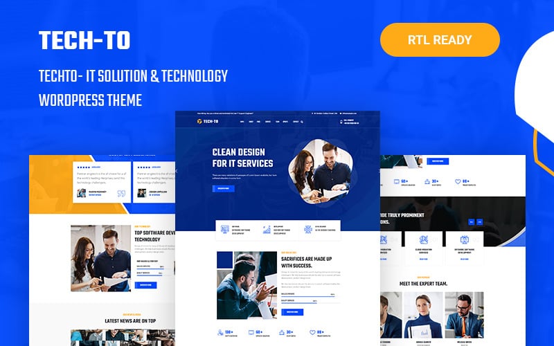 Techto - IT Solution and Technology Responsive WordPress Theme