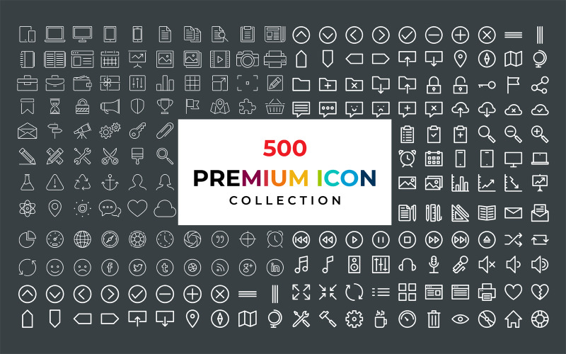 Premium Line Iconset Koleksiyonu