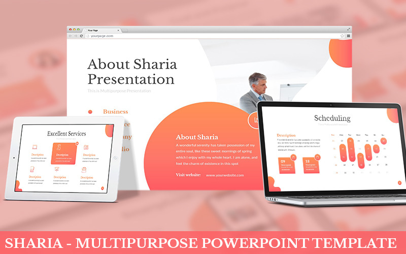 伊斯兰教法-多用途Powerpoint模板