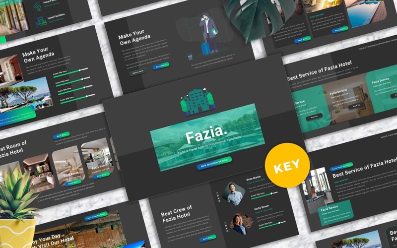 Fazia - Hotel Keynote Templates