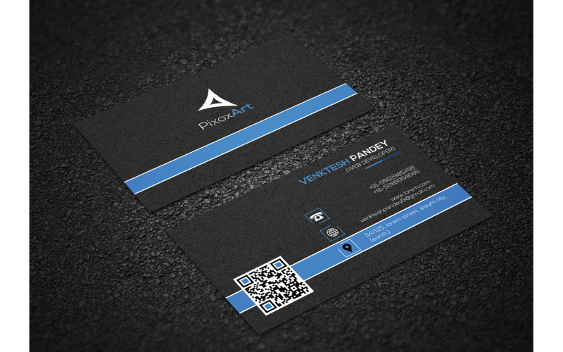 Business Card- Layered Template