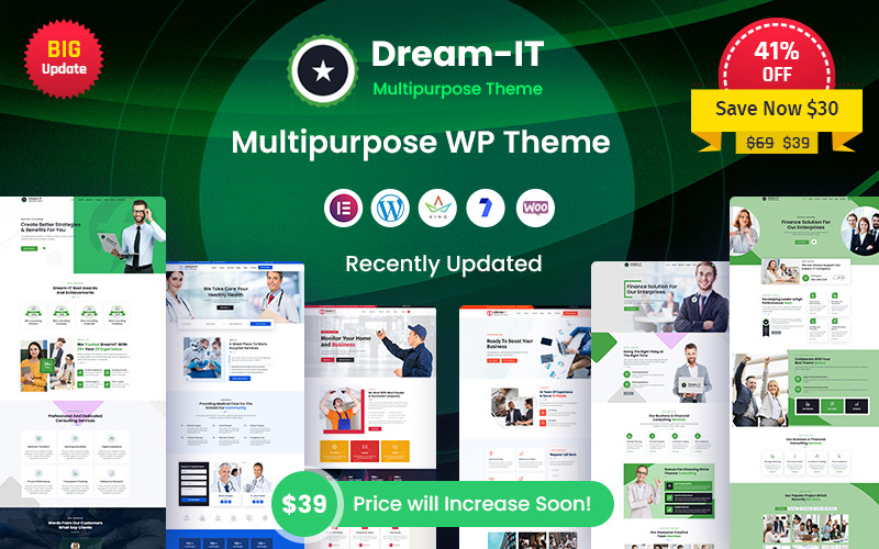 DreamIT – багатоцільова тема WordPress