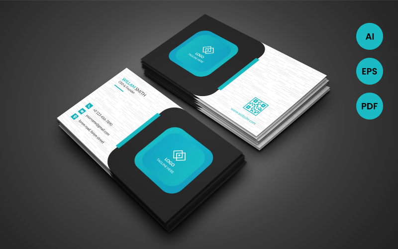 Modern Multi Purpose Business Сard - Corporate Identity Template