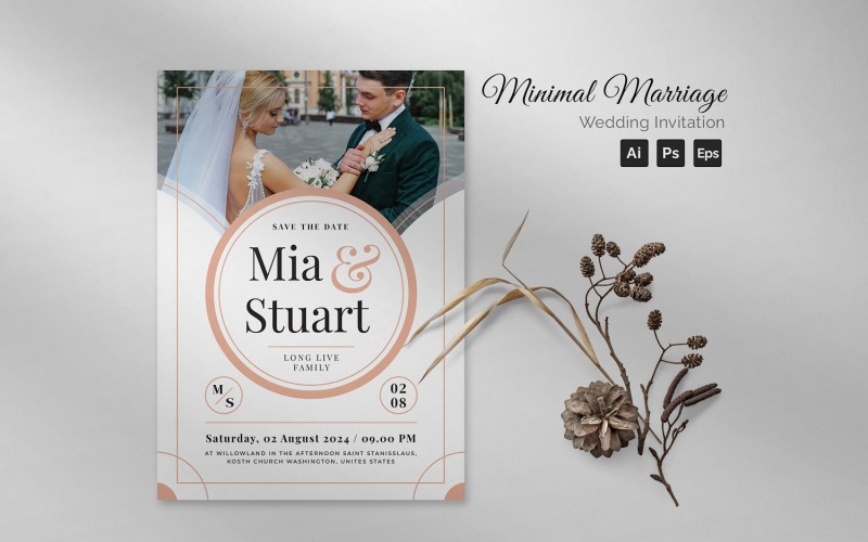 Faire-part de mariage mini mariage