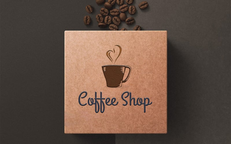 咖啡标志设计模板