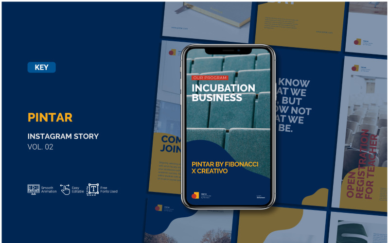 Pintar - Business Instagram Story - Modèle Keynote