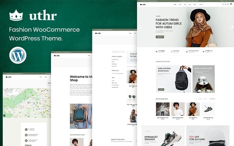 Uthr - Mode GRATIS WooCommerce-tema