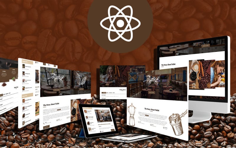 肥豆|咖啡店 & Barista React模板