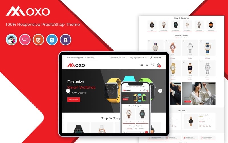 Moxo - Nézze meg a PrestaShop témát