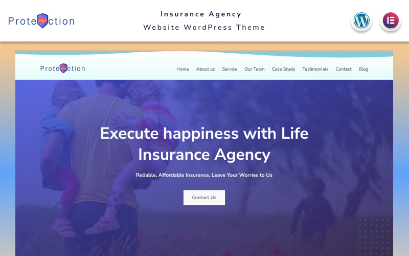 Protection - Thème WordPress pour site Web d'agence d'assurance