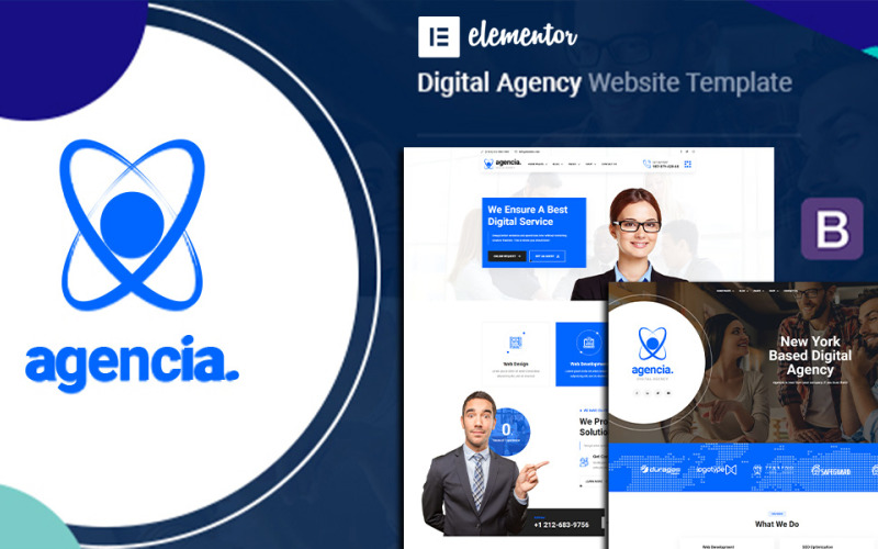 Agencia Víceúčelový e-commerce Elementor WordPress téma