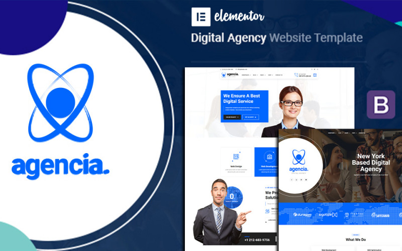 Thème WordPress Elementor pour le commerce électronique polyvalent d'Agencia