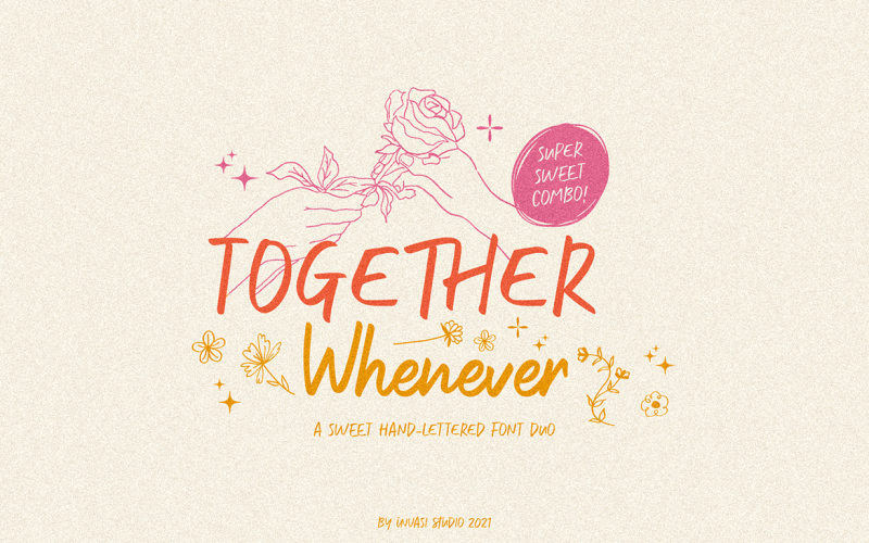 Together Whenever Font Duo