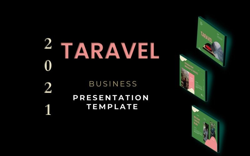 TARAVEL - Zakelijke presentatie Sjablonen PowerPoint presentatie