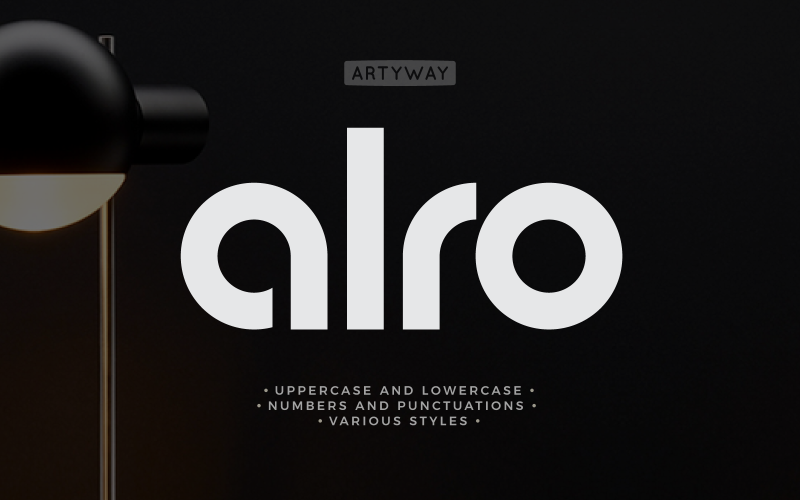 Alro Bauhaus的标题字体