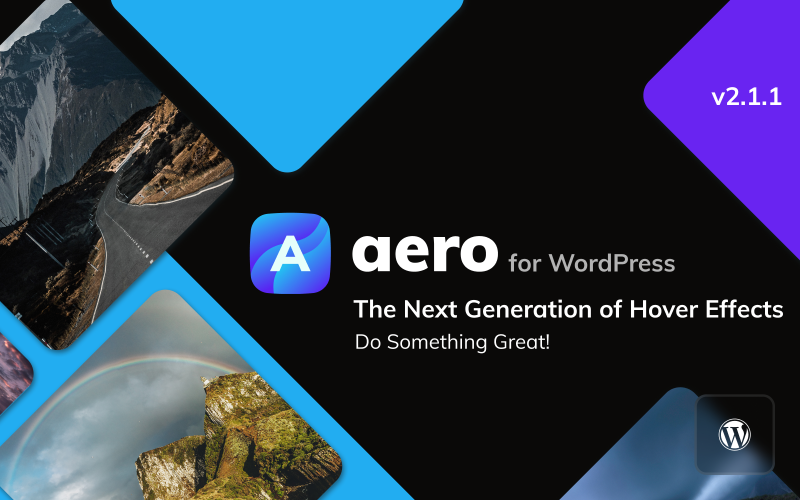 Aero для WordPress - плагин для WordPress с эффектами наведения изображений