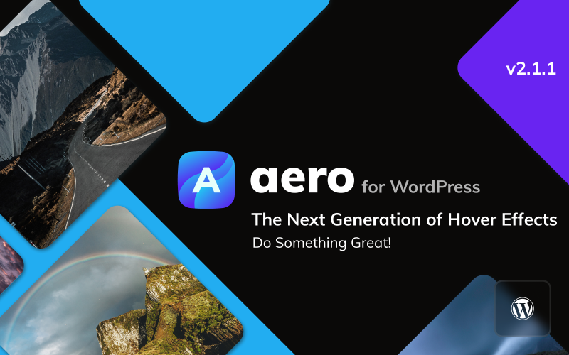 Aero voor WordPress - Image Hover Effects WordPress Plugin