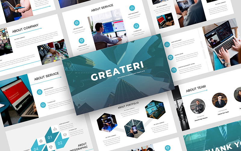 Greateri - Business PowerPoint -mallar