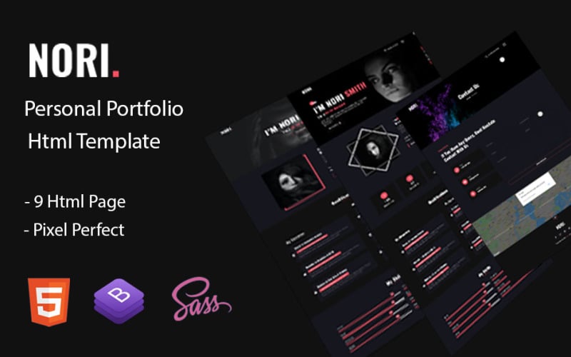 Nori - Personal Portfolio Html5 Template