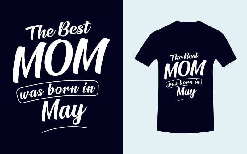 Mother's Day Typography T-Shirt Design