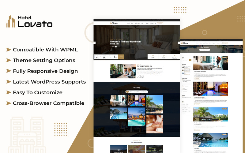 Hotel Lovato - Hotel Resort Boeking WordPress Thema