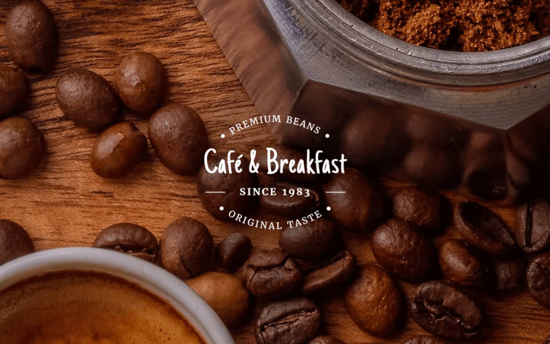 Café and Breakfast - Modello Drupal reattivo