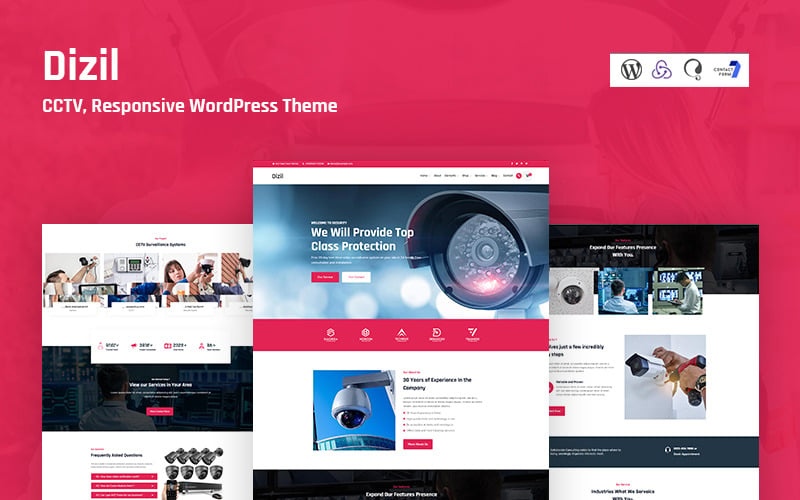 Dizil - CCTV Responsive WordPress-thema