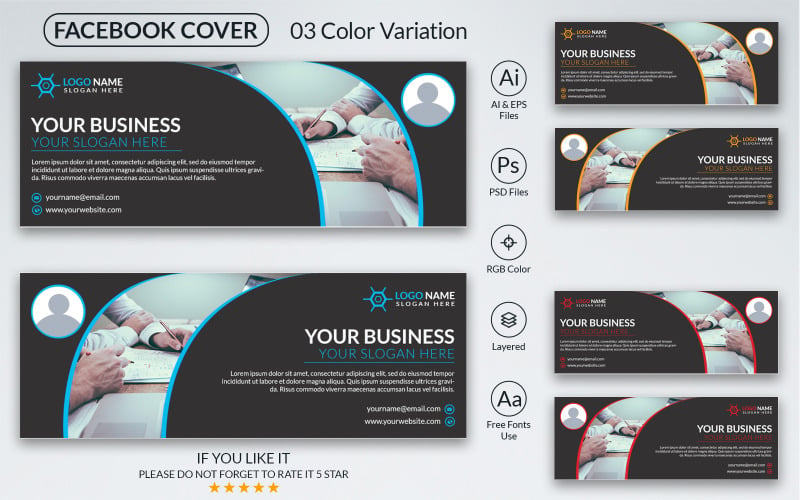 Facebook Cover Design Template