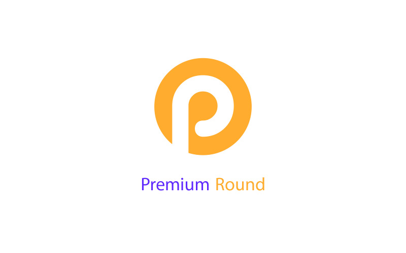 Premium Rond P Letter Logo