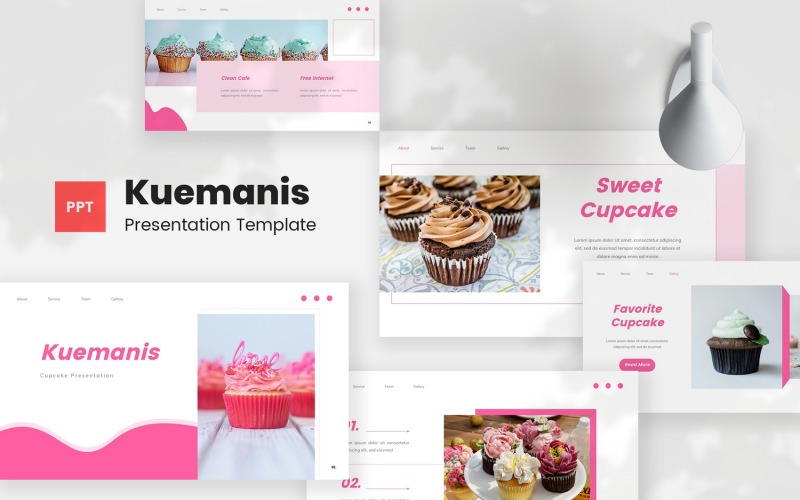 Kuemanis - Cupcake Szablony prezentacji PowerPoint