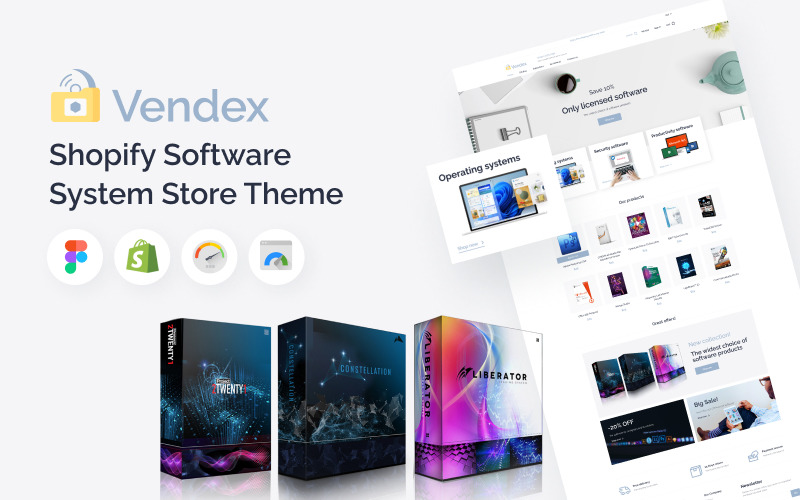 Vendex - тема магазину програмної системи Shopify