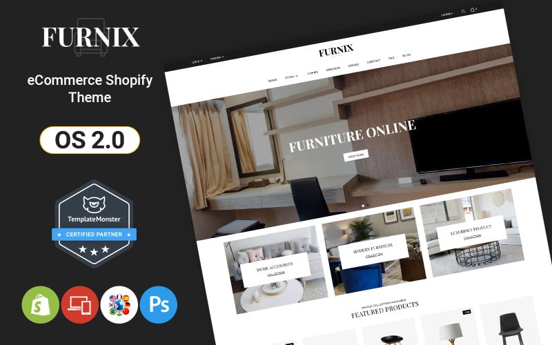 Furnix - Nábytek a dekorace Téma Shopify