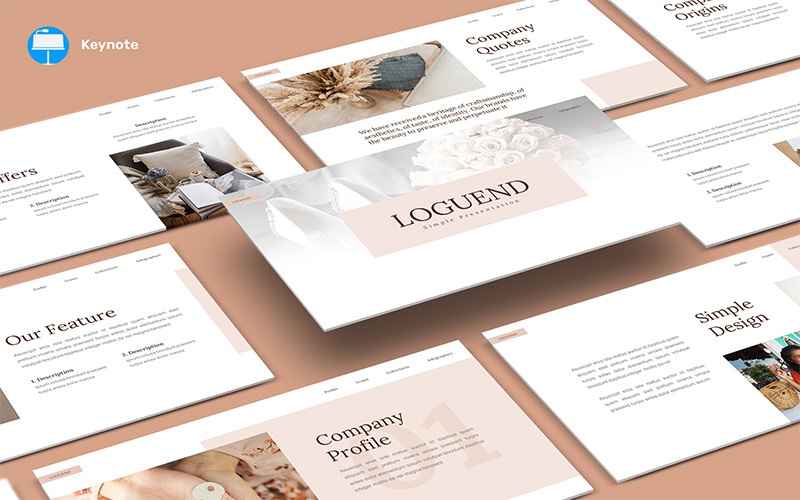 Logouend — szablon Business Keynote