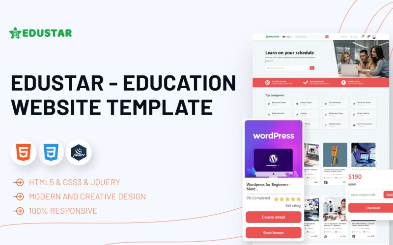 Edustar -教育网站模板