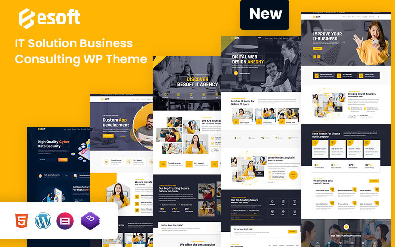 IT řešení Business Service & Multipurpose HTML5 Template