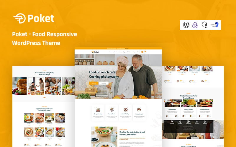 Poket - Tema WordPress reattivo al cibo