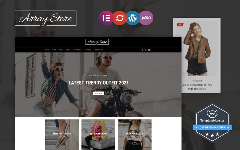 Array Store - Fashion Store and Multipurpose WooCommerce Theme