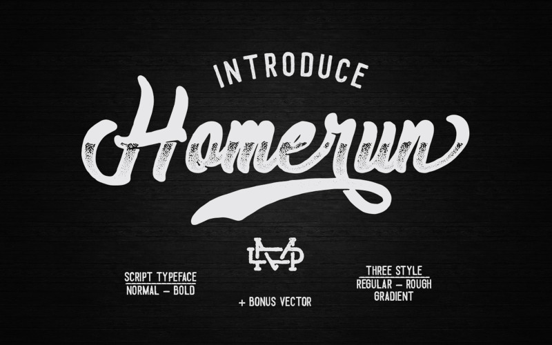 Homerun Script - Rodinné písmo