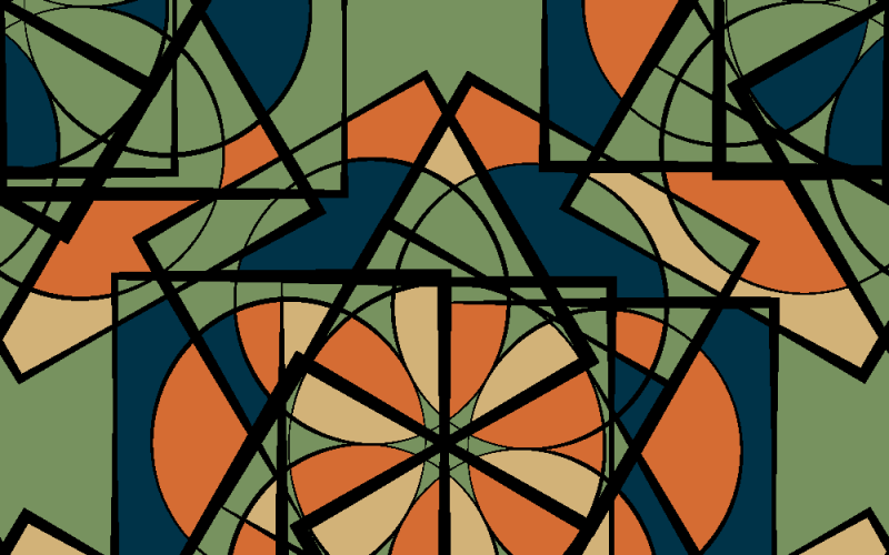 Fundos geométricos de padrão abstrato OL