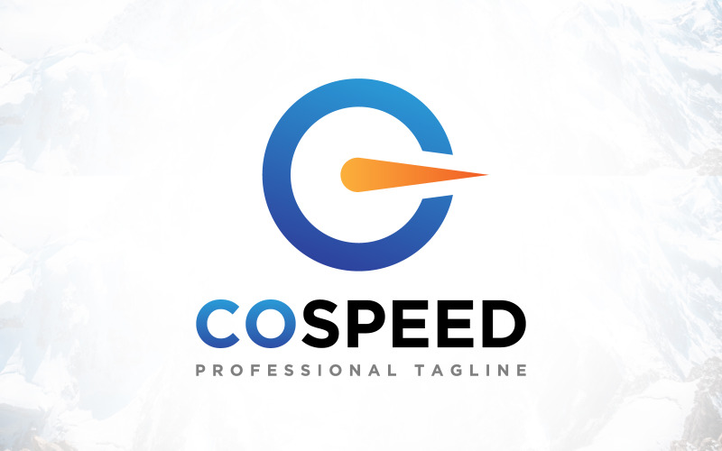 Letter C Co Speed Auto Logo Design