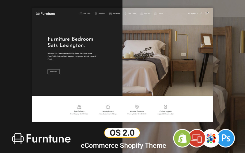 Furntune - Tema de Shopify para tienda de decoración del hogar