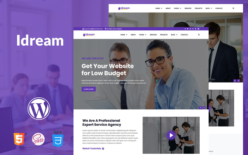 Багатоцільова тема WordPress Idream