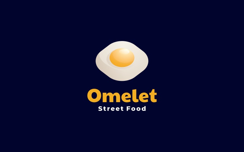 Omelet Gradient Logo Style