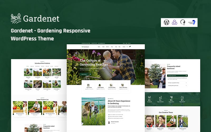 Gardenet - Responsywny motyw ogrodniczy WordPress