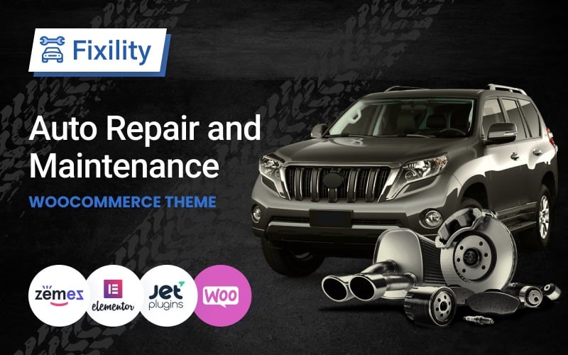 Fixility - Auto Tuning, motyw WordPress Car Repair Services