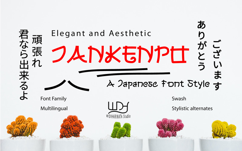 Jankenpo - Decoratief Lettertype