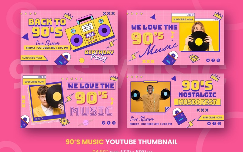 Назад к музыке 90-х уменьшенное изображение YouTube Социальные сети