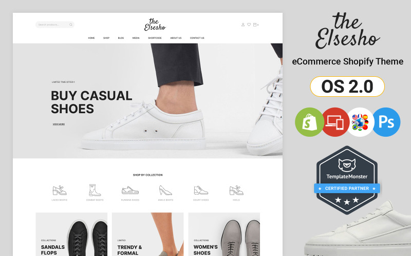 Elsesho - Shoes Store Téma Shopify